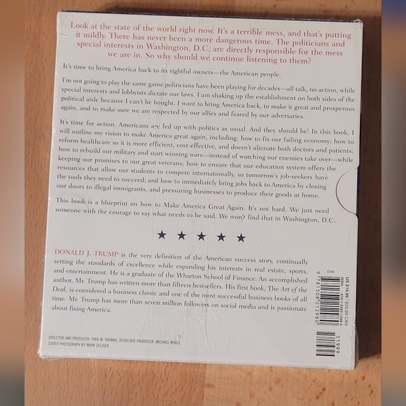 NWT Crippled America by Donald Trump Audiobook on CDs - Picture 2 of 3